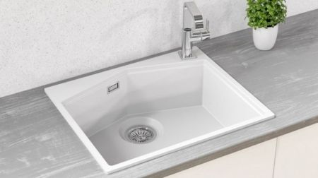 Кухонная мойка KitKraken Ocean White 60 Белая