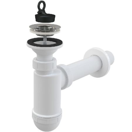 Сифон для раковины Alcaplast A41 Хром, артикул A41