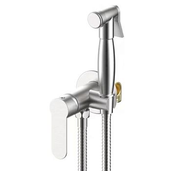 Гигиенический душ со смесителем встраиваемый ESKO SMHOL, сатин