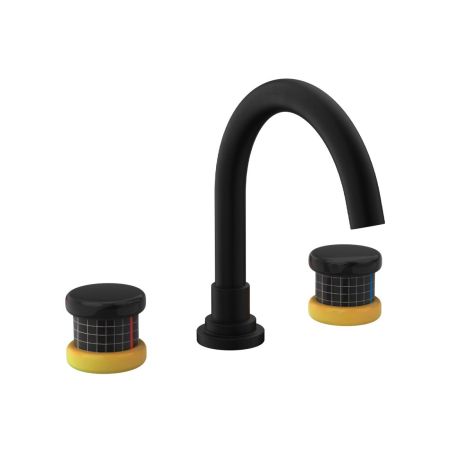 Nicolazzi Festival  Смеситель для раковины на 3 отв., цвет: NEM+ручки FEHY007+FEHY008