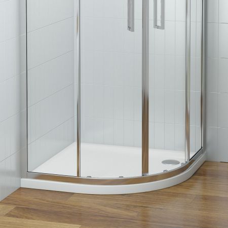 Комплект полукруглого душевого поддона с сифоном Lavinia Boho One 3701180S, 80 х 80 см