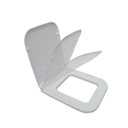 Azzurra Hera Крышка сиденье для унитаза 46,5х38х0,2 см,  с микролифтом, цвет белый