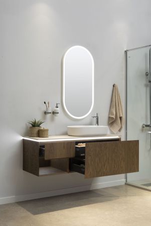 Тумба под раковину Allen Brau Infinity 120 1.21006.NO L дуб, артикул 1.21006.NO