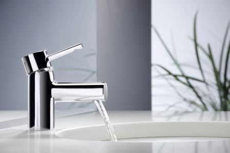 E37301-CP смеситель CUFF умывальник, уменьшенный с д/к(хром), артикул E37301-CP