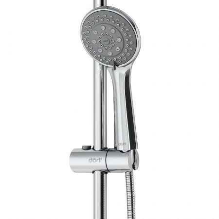 D0710000 Norma душевая система с тропическим душем, ручной душ 5 функций,  шланг 175 мм, артикул D0710000