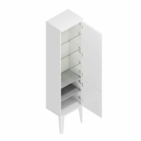 Kerama Marazzi Пенал POMPEI напольный\подвесной 150, белый глянцевый, артикул PO.N.150\WHT