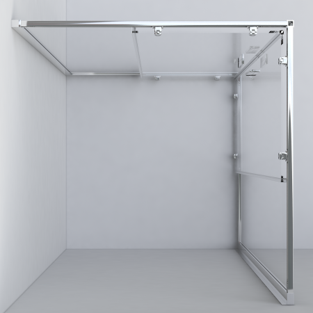 Душевые уголки Vincea Душевой уголок Garda VSS-1G8012CGB, 1200*800, черный, стекло тонированное, , шт, артикул VSS-1G8012CGB