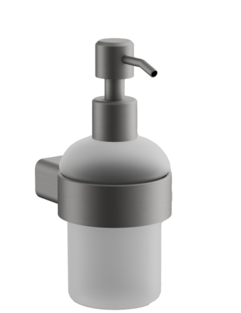 Дозатор жидкого мыла BELZ B90727, оружейная сталь, артикул B90727