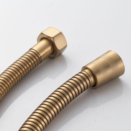 Шланг для душа Shevanik SE18-10 (100 см), золотой сатин