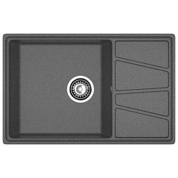 Кухонная мойка GranFest VERTEX 780L, графит
