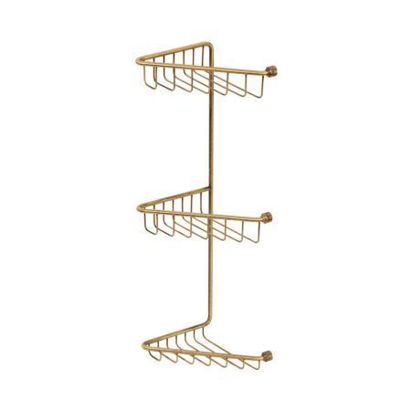 COMPLEMENTI Решетка угловая тройная L16xP16xH50 см., бронза, артикул 22031