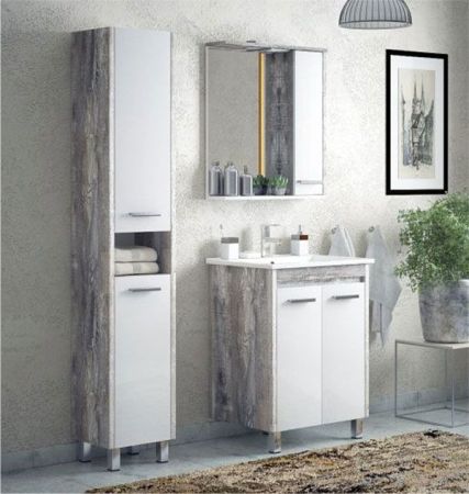 Шкаф-пенал "Лорена 35", антик, артикул SD-00000304