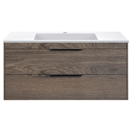 База под раковину Chiara 2D 1000 подвесная, 2 выкатных ящика soft-close, R.Oak, артикул VMC-2C2100RO