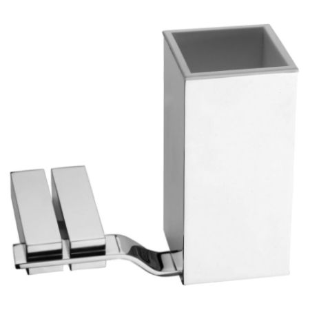 Стакан для зубных щеток Webert Wolo WO500301 Хром глянцевый, артикул WO500301015