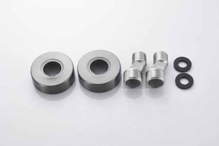 Смеситель для ванны Shevanik S8522T, оружейная сталь