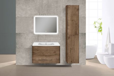 База под раковину Paola 800 подвесная, 2 выкатных ящика soft close, V.Oak, артикул VMC-2P800VO