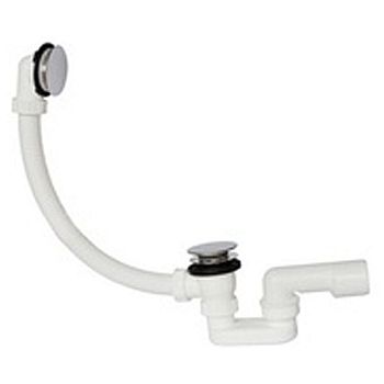 Автоматический слив-пеерлив для ванны  Click Clack, метал 40/50, L = 55 cm