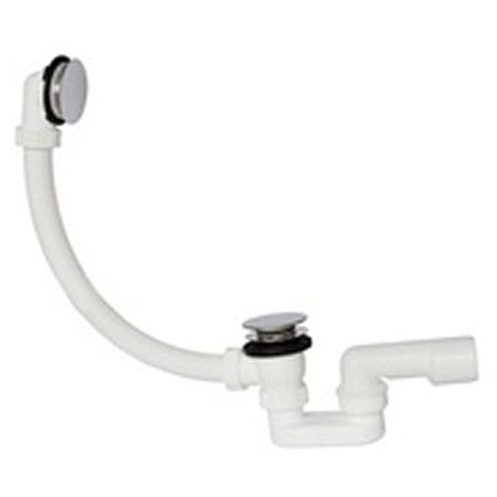 Автоматический слив-пеерлив для ванны  Click Clack, метал 40/50, L = 55 cm, артикул EVK0150