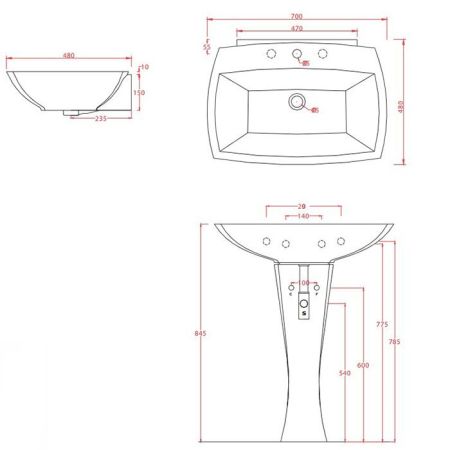 Artceram JAZZ раковина 70х49см с 1 отв. под смеситель, цвет белый, артикул JZL004 01 00/ JZ17bi*1