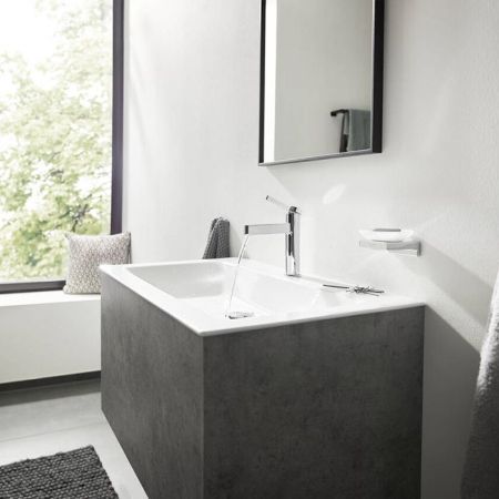 HG Finoris Смеситель для раковины 110 push-open, цвет хром, артикул 76023000