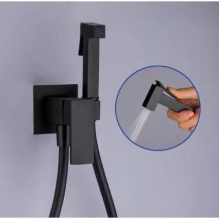 Гигиенический душ со смесителем D-Lin D183201-A, черный