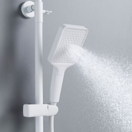 Душевая система Shevanik S4536C, белый