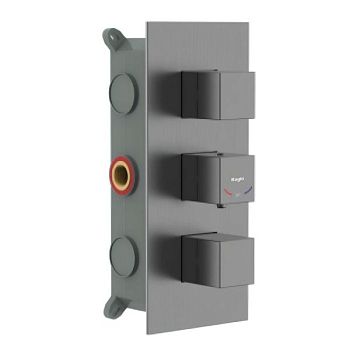 Смеситель для душа термостат душа Raglo R02.263.09, графит