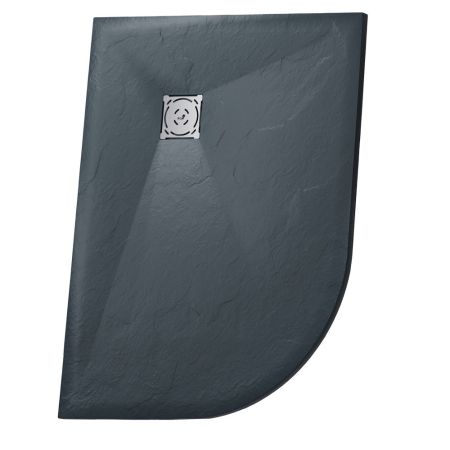 Душевой поддон асимметричный RGW ST/AR-G Графит (800x1200), артикул 16154128-02R