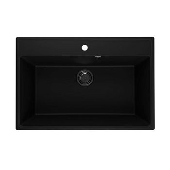Кухонная мойка Ulgran Quartz Forte 760-07, уголь