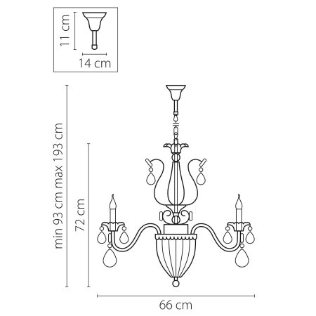 Люстра подвесная Schon Lightstar Premium 790112, артикул 790112