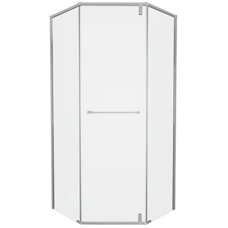 Душевой уголок Bravat Stream 90x90 BS090.6112S профиль Хром стекло прозрачное