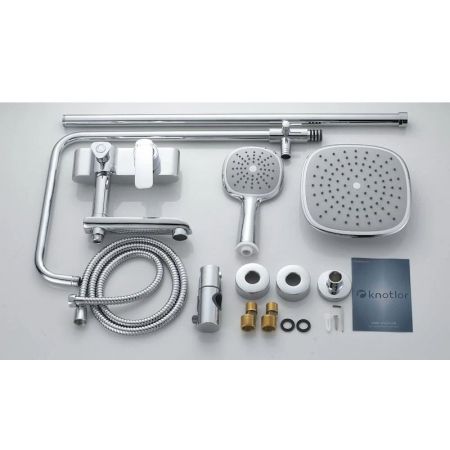 Душевая система Knotlor KN-43, хром, артикул KN-43
