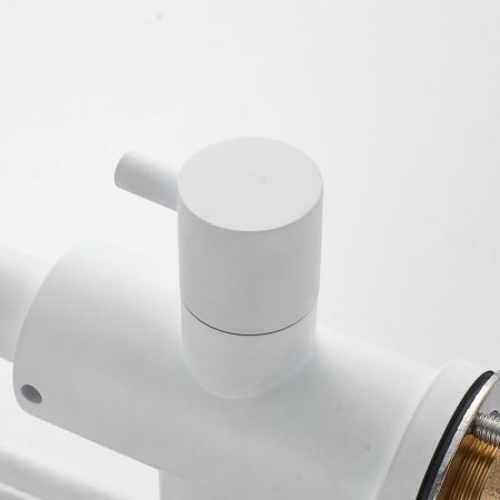 Смеситель для кухни с подключением фильтра воды Raffine F118C, белый, артикул F118C