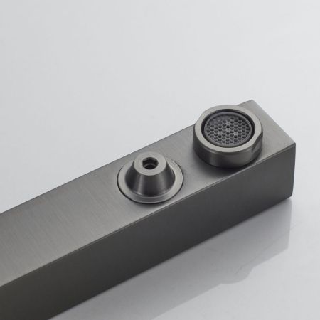 Смеситель для кухни с подключением фильтра Shevanik S148T, оружейная сталь, артикул S148T