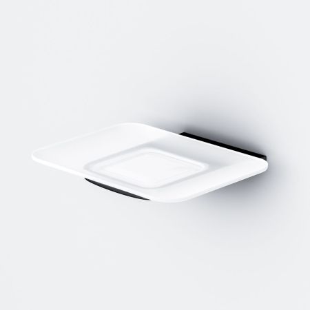 A50A34222 Inspire V2.0, Стеклянная мыльница с настенным держателем, черный, шт, артикул A50A34222