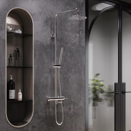 936740000 Scandinavian Pure душевая система с ванно душевым смесителем, хром