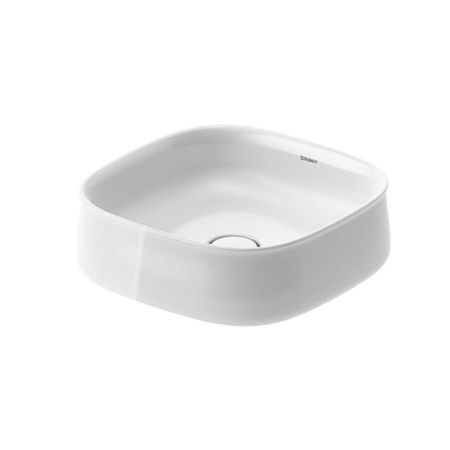 Duravit Zencha Раковина  накладная 42х42х14 см, без отв под смеситель, цвет белый глянцевый, артикул 2373420079