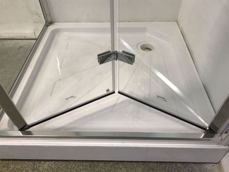 Душевой уголок Cerutti SPA Bella ZQD91T 90x90 профиль Хром стекло прозрачное