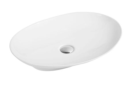 Раковина керамическая накладная, овальная AM2370, артикул AM2370
