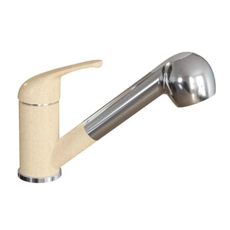 Смеситель для кухни с выдвижным изливом Dr. Gans Соната 319.04L.1223.402, дюна, артикул 319.04L.1223.402