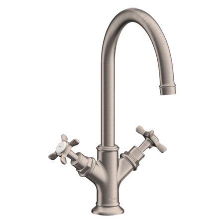 AX Montreux Смеситель для раковины , цвет сталь AX Montreux Смеситель для раковины , цвет сталь