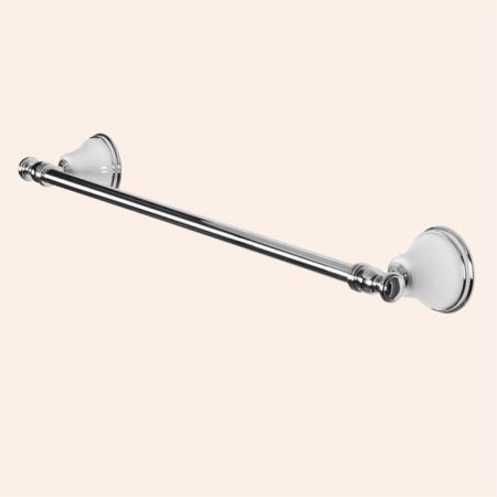 TW Harmony 011, полотенцедержатель 58см, цвет держателя:  белый/хром, артикул TWHA011bi/cr