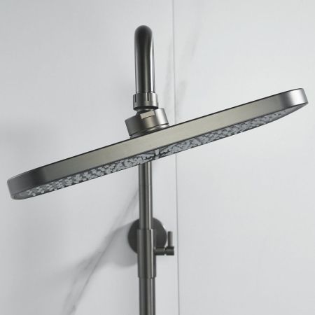 Душевая система Shevanik S6236T, оружейная сталь, артикул S6236T