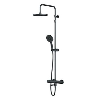 F0785A522 X-Joy, душ.система: см-ль д/ванны/душа с ТМС, душ.штанга,верхний душ 220мм, ручн душ,черн