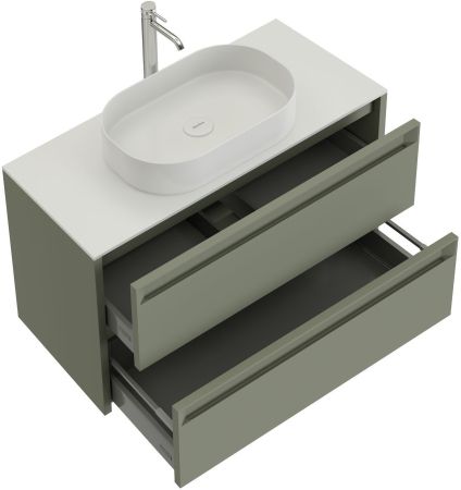 Тумба под раковину Allen Brau Fantasy 120 1.11005.CGM 2.0 олива матовый, артикул 1.11005.CGM 2.0