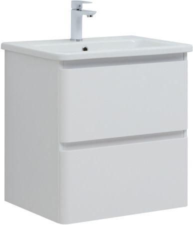 Тумба под раковину Aquanet Эмбер 60 белый матовый, артикул 00330465