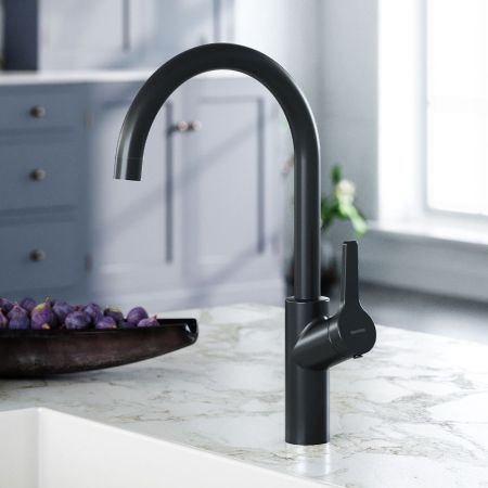 310720300 Eclipse, смеситель для кухни, черный, артикул 310720300