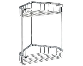 Gedy, решётка угловая 2-х уровневая (20х15хh27), цвет хром