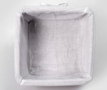 Корзина для белья WasserKRAFT Dinkel 36x36x21 WB-580-L Коричневая, артикул WB-580-L