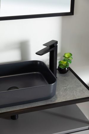 Смеситель для раковины Allen Brau Infinity 5.21002-31 черный матовый, артикул 5.21002-31